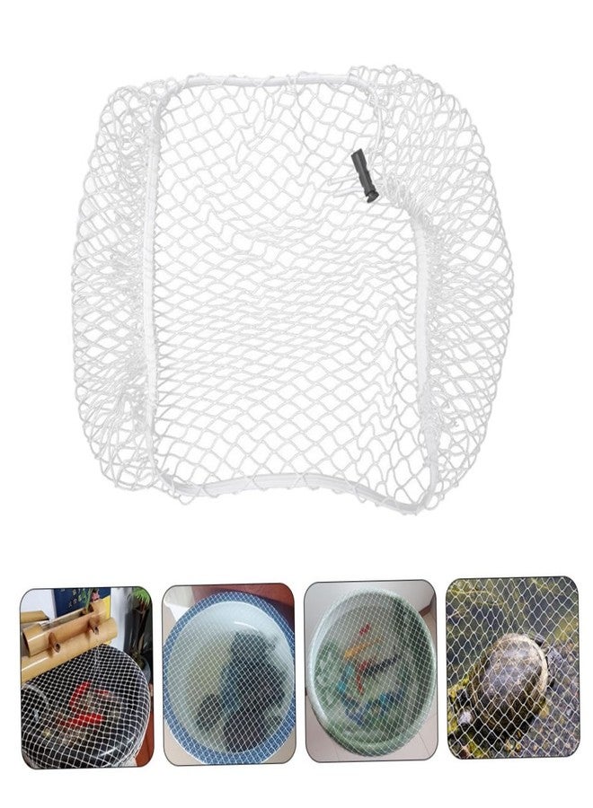 Sosoport Aquarium Anti-Jumping Mesh Net 17.7X11.8 Inch Escape-Proof Fish Tank Cover Protective Screen for Outdoor Fish Ponds and Aquariums - Image 3